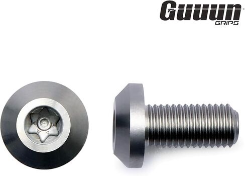Guuun CZ Grips Screws, 4 O Rings, T10 Torx Key, 4 Stainless Steel Screws Fancy CZ Screws in Saudi Arabia