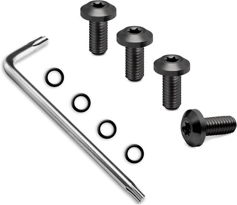 Guuun CZ Grips Screws, 4 O Rings, T10 Torx Key, 4 Stainless Steel Screws Fancy CZ Screws in Saudi Arabia