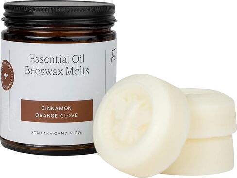 Fontana Candle Company - Fresh Mint and Lime Essential Oil Wax يذوب | مصنوعة من شمع العسل وزيت جوز الهند | غير سامة | مكعبات الشمع المعطرة بخفة in Saudi Arabia