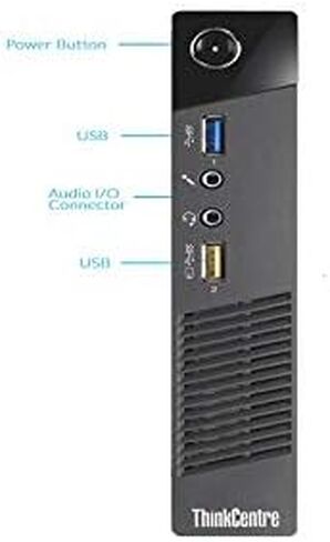 كمبيوتر مكتبي صغير لينوفو ثينك سنتر M93p، i5 4570T 2.9 جيجا هرتز، ذاكرة الوصول العشوائي DDR3 سعة 16 جيجا بايت، محرك الأقراص الصلبة SSD سعة 512 جيجا بايت، نظام التشغيل Windows 11 (متجدد) in Saudi Arabia