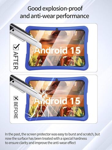 واقي شاشة لجهاز DigiLand 1050 Android 15 مقاس 10.1 بوصة، مضاد للخدش بصلابة 9H حساسة للمس، حواف مستديرة 2.5D خالية من الفقاعات، سهلة التركيب، عبوتان. in Saudi Arabia