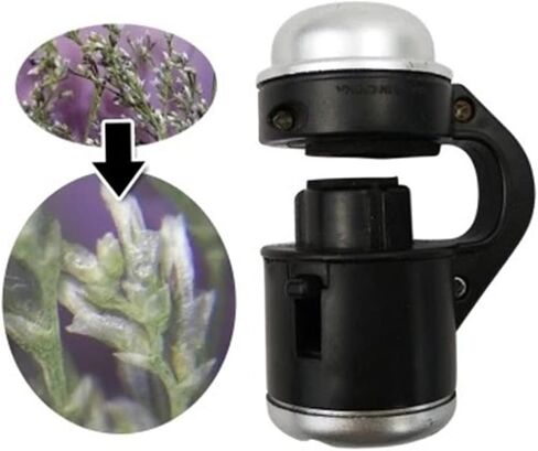 jojofuny Cell Phone Microscope 30x Led Camera Light Phone Lenses Portable Magnifying Glass in Saudi Arabia