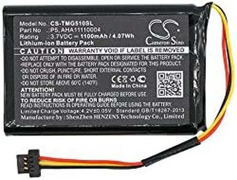 XPS Replacement Battery Compatible with Tomtom 4FA50, Go 510, Go 520 PN AHA11110004, P5, P6 in Kuwait