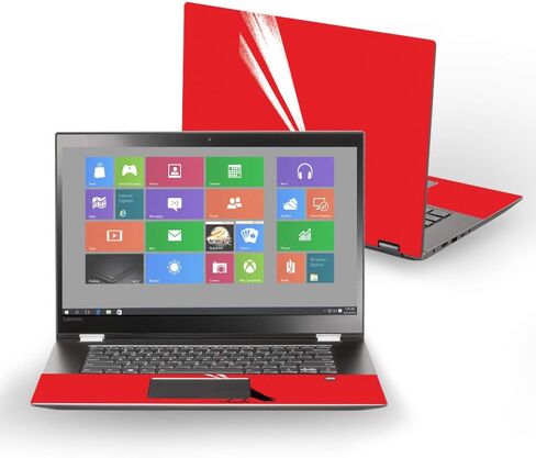 MightySkins Skin Compatible With Lenovo Flex 5 15" (2017) - Laser Crow | Protective, Durable, and Unique Vinyl Decal wrap cover | Easy To Apply, Remove, and Change Styles | Made in the USA in Saudi Arabia