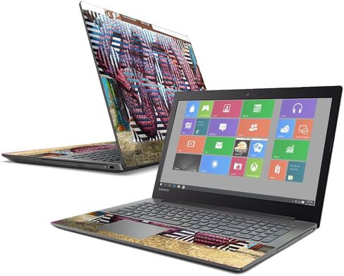 MightySkins Skin Compatible with Lenovo IdeaPad 320 15" (2017) - Geo Snakes | Protective, Durable, and Unique Vinyl Decal wrap Cover | Easy to Apply, Remove, and Change Styles | Made in The USA in Saudi Arabia
