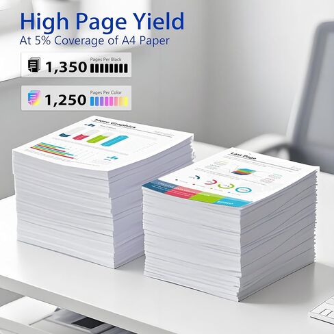 خراطيش حبر 206A بديلة لطابعة HP W2110A 206A تعمل للطابعة Color LaserJet Pro MFP M283fdw M255dw M283cdw M283fdn M255nw M255dw M282nw (4 عبوات أسود سماوي أرجواني أصفر) in Kuwait