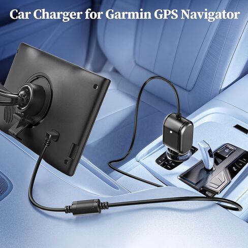 شاحن سيارة لكابل شحن Garmin Nuvi USB لـ Garmin Nuvi، Drive، DriveSmart، DriveAssist، DriveTrack، RV GPS، كابل طاقة TA20 لكابل شاحن Garmin بطول 6 أقدام سلك شحن USB in Kuwait