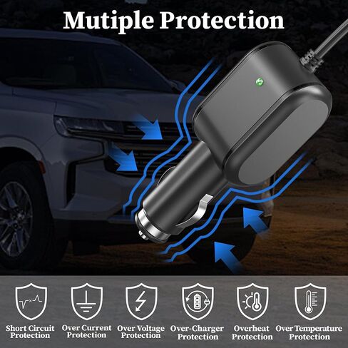 شاحن سيارة لكابل شحن Garmin Nuvi USB لـ Garmin Nuvi، Drive، DriveSmart، DriveAssist، DriveTrack، RV GPS، كابل طاقة TA20 لكابل شاحن Garmin بطول 6 أقدام سلك شحن USB in Kuwait