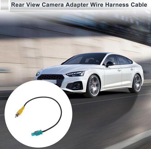 Front Rear View Camera Adapter Wire Harness Cable for Volvo XC60 2008-2014 Stabilise Backup Camera Wiring Harness Plastic,Metal 1 Pcs in Kuwait