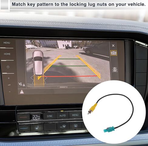 Front Rear View Camera Adapter Wire Harness Cable for Volvo XC60 2008-2014 Stabilise Backup Camera Wiring Harness Plastic,Metal 1 Pcs in Kuwait