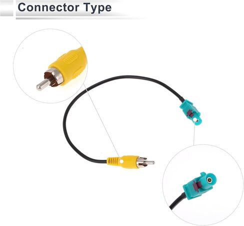 Front Rear View Camera Adapter Wire Harness Cable for Volvo XC60 2008-2014 Stabilise Backup Camera Wiring Harness Plastic,Metal 1 Pcs in Kuwait