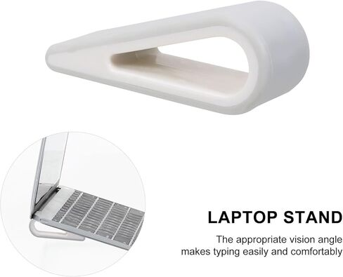 Uonlytech Adjustable 4pcs White Laptop Cooling Stand Laptop Riser Notebook Computer Support Holder for Desk Use in Saudi Arabia