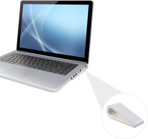 Uonlytech Adjustable 4pcs White Laptop Cooling Stand Laptop Riser Notebook Computer Support Holder for Desk Use in Saudi Arabia