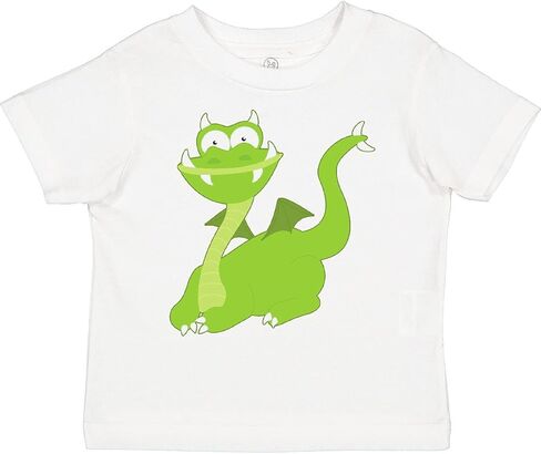 inktastic Green Dragon Toddler T-Shirt in Saudi Arabia