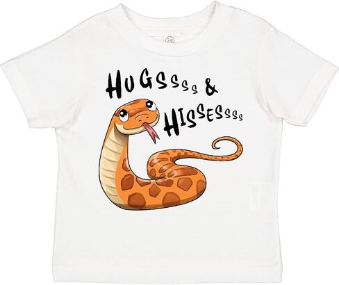 تي شيرت الأطفال الصغار من Inktastic Hugs and Hisses - ثعبان لطيف لعيد الحب - كم قصير in Saudi Arabia