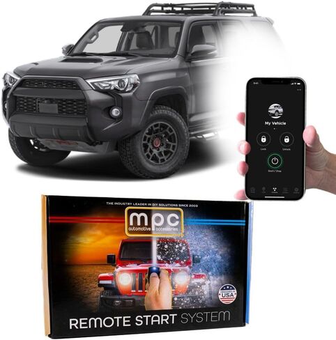 MPC Remote Start Kit with Phone App Compatible with Toyota 4Runner 2022-2024 || Plug and Play || Smartphone Control || USA Tech Support in Saudi Arabia