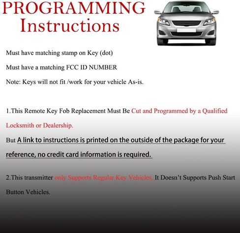 MechanMagic Key Fob Replacement Fits for Toyota Yaris 2007-2013 / Scion TC XD IQ 2005-2013 (MOZB41TG 2584A-B41TG) Keyless Entry Remote Control 4D67 Dot Chip (Set of 2) in Saudi Arabia