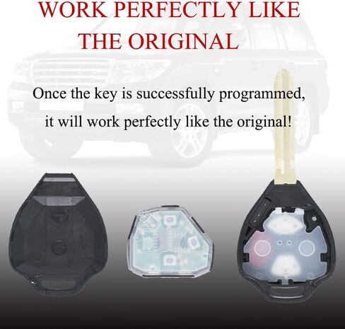 MechanMagic Key Fob Replacement Fits for Toyota Yaris 2007-2013 / Scion TC XD IQ 2005-2013 (MOZB41TG 2584A-B41TG) Keyless Entry Remote Control 4D67 Dot Chip (Set of 2) in Saudi Arabia