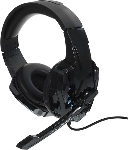 1pc Wired Gaming Headset with Microphone Over-Ear Headphones for Stylish Soft Cushion Pads for Comfort for Gamers and Streaming in Saudi Arabia