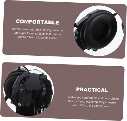 1pc Wired Gaming Headset with Microphone Over-Ear Headphones for Stylish Soft Cushion Pads for Comfort for Gamers and Streaming in Saudi Arabia