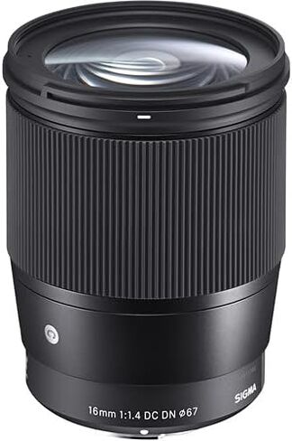 Sigma 16mm f/1.4 DC DN Contemporary Lens for Sony E with Buzz Photo Pro Bundle in Saudi Arabia
