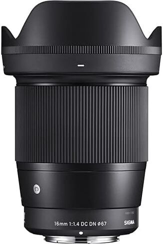 Sigma 16mm f/1.4 DC DN Contemporary Lens for Sony E with Buzz Photo Pro Bundle in Saudi Arabia