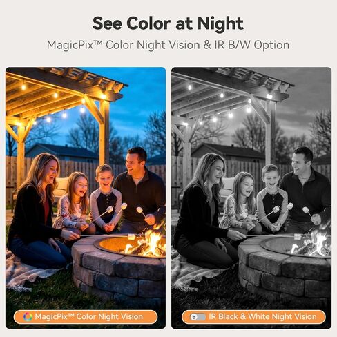 كاميرات Dzees الأمنية المغناطيسية اللاسلكية في الهواء الطلق، كاميرات 2K 360 درجة PTZ لأمن المنزل، تعمل بالبطارية، تثبيت لمدة دقيقة واحدة، رؤية ليلية ملونة بالأشعة تحت الحمراء، تخزين بطاقة Cloud وSD، مراقبة داخلية خارجية in Kuwait