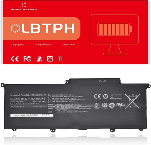 AA-PBXN4AR AA-PLXN4AR Compatible Laptop Battery Replacement for Samsung 900X3B 900X3C 900X3D 900X3E 900X3F NP900X3B NP900X3C NP900X3C-A01CN NP900X3D NP900X3E NP900X3F NP900X3G Series 7.5V 44Wh in Saudi Arabia