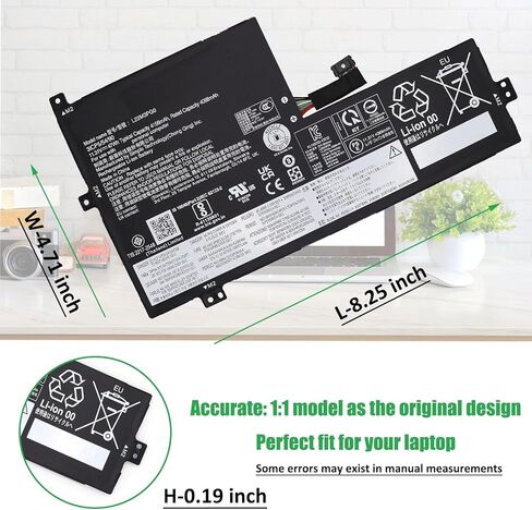 استبدال بطارية الكمبيوتر المحمول L22D3PG0 L22M3PG0 لجهاز Lenovo 100e 300e 500e Yoga Chromebook Gen 4 IdeaPad Flex 3 Chrome 12IAN8 IdeaPad Slim 3 Chrome 14M868 Series L22B3PG0 11.31V 47Wh 4156mAh in Saudi Arabia