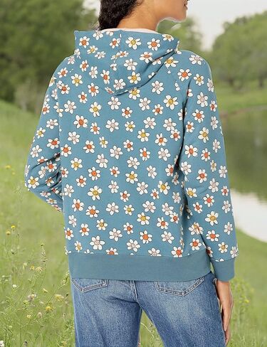 Vera Bradley Women's French Terry Pullover Hoodie with Pocket (Extended Size Range) in Saudi Arabia