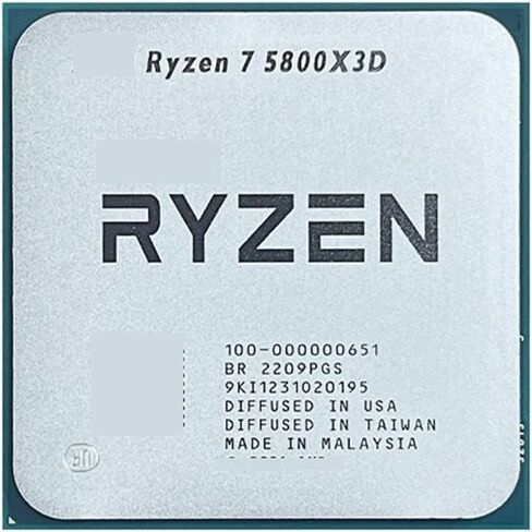 R 7 5800X3D N R7 3.4 GHz 8-Core 16-Thread 7NM L3=96M 100-000000651 Support Desktop CPU Gaming Socket AM4 in Saudi Arabia