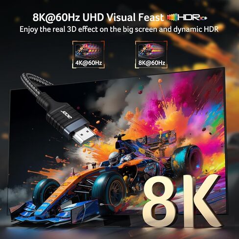 acer SD Card Reader USB C Bunlbe with acer 8K HDMI 2.1 Cable (8K@60Hz 6.6FT) in Saudi Arabia