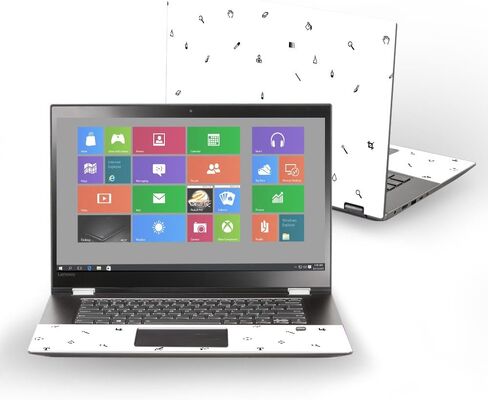غلاف MightySkins متوافق مع Lenovo Flex 5 15 "(2017) - نمط البكسل | غطاء ملتف من الفينيل واقٍ ومتين وفريد ​​من نوعه | سهل التطبيق والإزالة وتغيير الأنماط | صنع في الولايات المتحدة الأمريكية in Kuwait