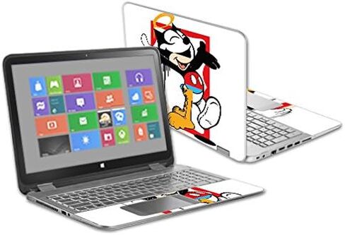 MightySkins Skin Compatible with HP Envy x360 15.6" - Character Swap | Protective, Durable, and Unique Vinyl Decal wrap Cover | Easy to Apply, Remove, and Change Styles | Made in The USA in Saudi Arabia