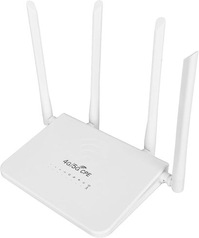 راوتر لاسلكي 4G LTE، نقطة اتصال WiFi متنقلة بسرعة 300 ميجابت في الثانية مع 4 هوائيات 5dBi، وفتحة بطاقة SIM لآسيا (قابس الولايات المتحدة) in Kuwait
