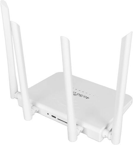 راوتر لاسلكي 4G LTE، نقطة اتصال WiFi متنقلة بسرعة 300 ميجابت في الثانية مع 4 هوائيات 5dBi، وفتحة بطاقة SIM لآسيا (قابس الولايات المتحدة) in Kuwait