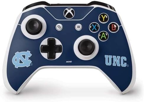 ملصق Skinit المخصص للألعاب متوافق مع وحدة تحكم Xbox One S - تصميم شعار College UNC المرخص رسميًا in Kuwait