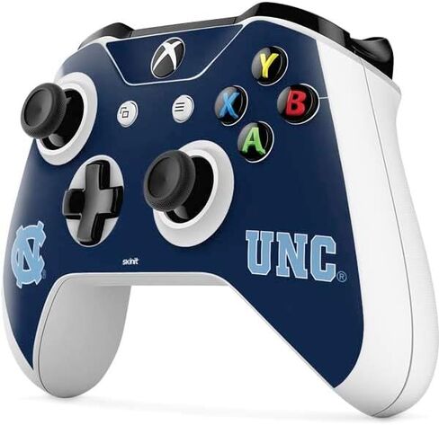 ملصق Skinit المخصص للألعاب متوافق مع وحدة تحكم Xbox One S - تصميم شعار College UNC المرخص رسميًا in Kuwait