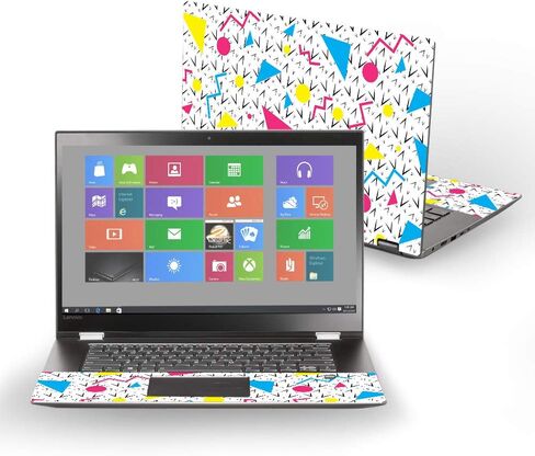 MightySkins Skin متوافق مع Lenovo Flex 5 14 "(2017) - متعة التسعينيات | غطاء ملتف من الفينيل واقٍ ومتين وفريد ​​من نوعه | سهل التطبيق والإزالة وتغيير الأنماط | صنع في الولايات المتحدة الأمريكية in Kuwait