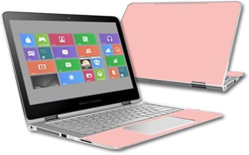 MightySkins Skin Compatible With HP Spectre x360 2-in-1 13.3" (2015) - Solid Blush | Protective, Durable, and Unique Vinyl Decal wrap cover | Easy To Apply, Remove, and Change Styles | Made in the USA in Kuwait