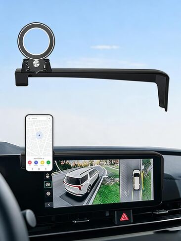 Car Phone Holder for 2025 2026 KIA Carnival/Carnival EV Accessories Apply to 12.3 Inch Touch Screen Fixed Clip Magnetic Cell Phone Mount Hands-Free 360 Degree Rotation in Saudi Arabia