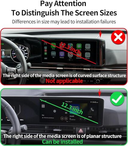 Car Phone Holder for 2025 2026 KIA Carnival/Carnival EV Accessories Apply to 12.3 Inch Touch Screen Fixed Clip Magnetic Cell Phone Mount Hands-Free 360 Degree Rotation in Saudi Arabia