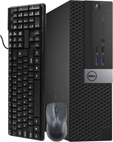 Dell OptiPlex 5040 SFF Computer Desktop PC, Intel Core i5-6500 3.20GHz Processor, | 16GB Ram, 128GB SSD + 500GB HDD | HDMI, AMD Radeon RX-550 4GB Graphics, Wireless Wi-Fi, Windows 11 (Renewed) in Saudi Arabia