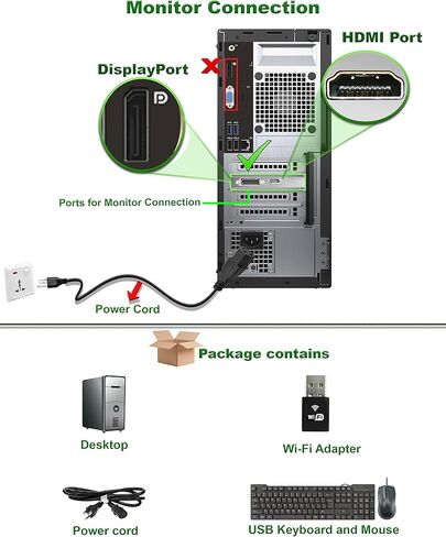 Dell OptiPlex 5040 SFF Computer Desktop PC, Intel Core i5-6500 3.20GHz Processor, | 16GB Ram, 128GB SSD + 500GB HDD | HDMI, AMD Radeon RX-550 4GB Graphics, Wireless Wi-Fi, Windows 11 (Renewed) in Saudi Arabia