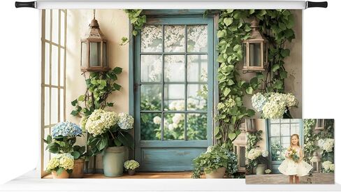 Kate 8x8ft Spring Floral Door Backdrops for Photography Home Decoration Background Photo Studio Props in Saudi Arabia