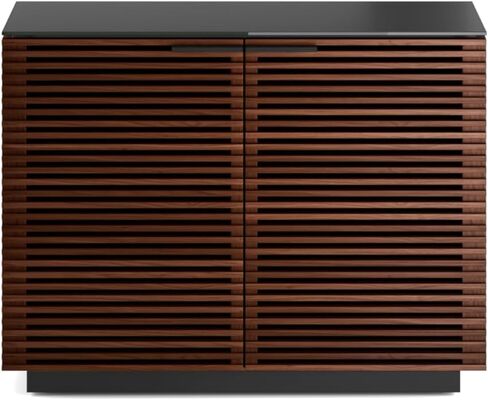 ممر BDI 8109 4 أبواب تخزين Credenza (الرماد الملون الفحم) in Saudi Arabia