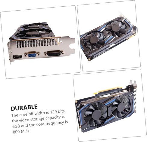 بطاقة رسومات سطح المكتب 550ti 6 جيجابايت Gddr5 192 بت لأجهزة الكمبيوتر المخصصة للألعاب مع واجهة Pcie وذاكرة عالية السرعة in Saudi Arabia