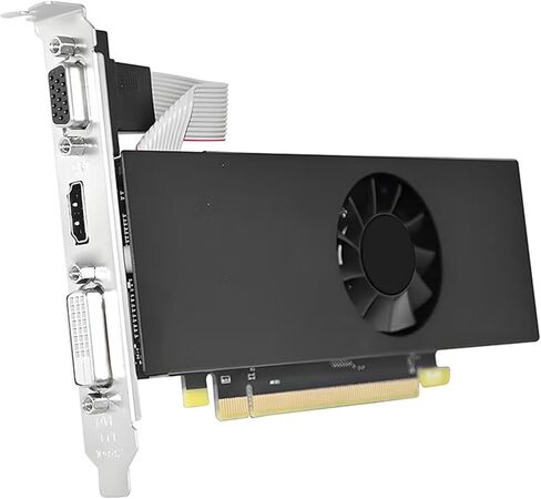 Yoidesu 8GB DDR5 Graphics Card, 512 Stream Processors 128 Bit Video Memory, PCI Express x16, DVI Displayport, with Air Cooling Fan, for 7 8 10 PC Computer Gaming Work Daily Use in Saudi Arabia