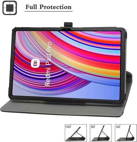 MAMA MOUTH for Onn 12.1 Inch Pro Tablet Case,360 Degree Rotary Stand with Cute Pattern Cover for Onn 12.1 Inch Pro (2024 Model:100146663) Tablet(JUST Fit Onn 12.1 2024),Black in Saudi Arabia