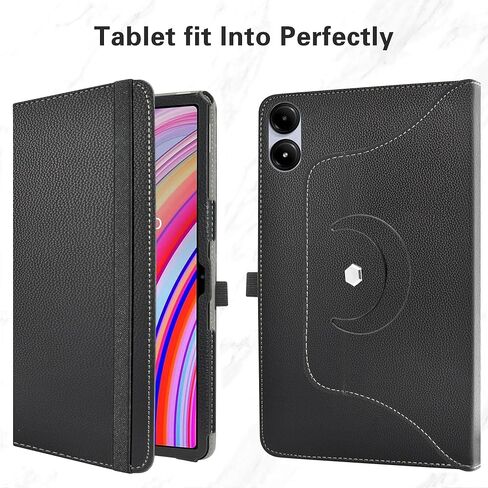 MAMA MOUTH for Onn 12.1 Inch Pro Tablet Case,360 Degree Rotary Stand with Cute Pattern Cover for Onn 12.1 Inch Pro (2024 Model:100146663) Tablet(JUST Fit Onn 12.1 2024),Black in Saudi Arabia